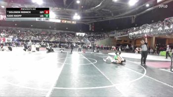 132 lbs Champ. Round 1 - Solomon Resnick, Capistrano Valley vs Kade Knopp, Lakeland