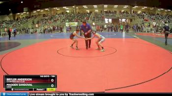 106 lbs Quarterfinal - Madden Sandoval, COWA vs Bryler Anderson, La Grande Mat Club