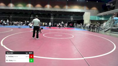165 lbs Consi Of 16 #1 - Zach Valdez, Montana-Northern vs Miles Hoey, Michigan State