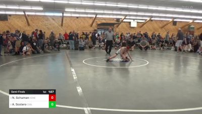 80 lbs Semifinal - Nathan Schuman, Honesdale vs Anthony Scolaro, Cobleskill