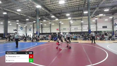 73 lbs Quarterfinal - Grayson Ponciano, Team Aggression vs Brendon Lo, Redwood WC