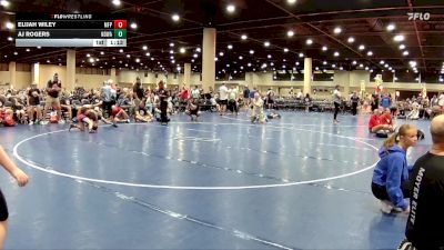 75 lbs Round 4 (6 Team) - Elijah Wiley, MF Purge vs AJ Rogers, North DeSoto Red WA