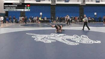 157 lbs Quarterfinal - Aaden Valdez, Adams State vs Vince Partington, Vanguard
