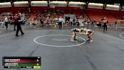 64 lbs Round 6 (8 Team) - Elijah Simonds, Armory Athletics vs Remington Pierzynowski, Meridian Maniacs