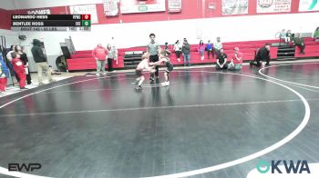 55 lbs Rr Rnd 4 - Leonardo Hess, Verdigris Youth Wrestling vs Bentlee Ross, East Kansas Eagles