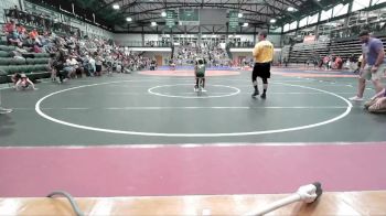 50-54 lbs Quarterfinal - Tre`Lyn Morrow, Crystal Lake Wizards Wrestling vs Nolan Nanney, Little Giant WC