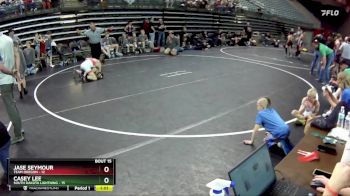 80 lbs Round 5 (6 Team) - Casey Lee, South Dakota Lightning vs Jase Seymour, Team Oregon