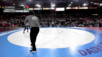 120 lbs Semifinal - Ali Svancara, Buhl vs Gracie Price, Thunder Ridge