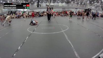 56 lbs Semis (4 Team) - Sebastian Luthy, The Outsiders vs Apollo Hawkins, Mat Assassins White