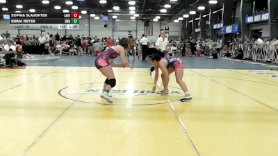 138 lbs Rr Rnd 1 - Sophia Slaughter, Lady Dragons - HSG vs Emma Reyes, Diesel Wrestling Academy - HSG