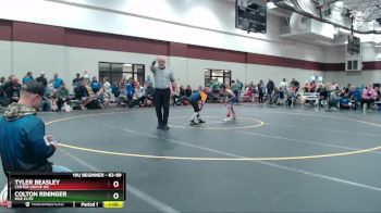 82-89 lbs Quarterfinal - Colton Rininger, Rise Elite vs Tyler Beasley, Center Grove WC