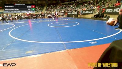 105 lbs Round Of 32 - Abel Rusk, South Central Punisher Wrestling Club vs Benito Delgado, Red Cobra Westling Academy