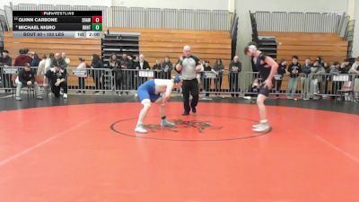150 lbs Round Of 16 - Quinn Carbone, Shawsheen vs Michael Nigro, Braintree