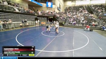 4A 235 lbs Cons. Round 1 - Sawyer Southard, Crimson Cliffs High vs Alexandra Vega, Mountain Crest