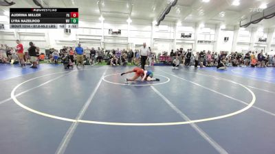 87.8-95.2 lbs Quarterfinal - Audrina Miller, PA vs Lyra Nazelrod, WV