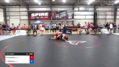 86 kg Round Of 128 - Mahonri Rushton, Brunson UVRTC vs Ty McGeary, Hilltopper Wrestling Club