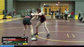 125 lbs Semifinal - Makaia Kessinger, Taft vs Mary Loman, David Douglas