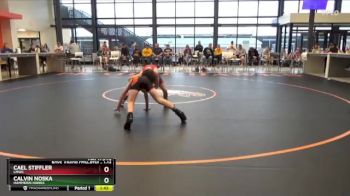 J-14 lbs Cons. Round 1 - Cael Stiffler, LMWC vs Calvin Noska, Hammerin Hawks