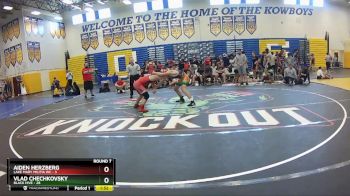 157 lbs Round 7 (8 Team) - Aiden Herzberg, Lake Mary Militia WC vs Vlad Chechkovsky, Black Hive