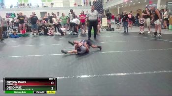 52 lbs 1st Place Match - Diego Ruiz, Gladiator Wrestling Club vs Bryson Ryals, Forest
