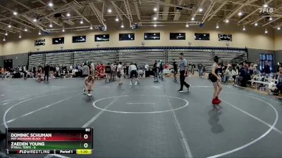 80 lbs Round 2 (4 Team) - Dominic Schuman, Mat Assassins Black vs Zaeden Young, PitBull Terps