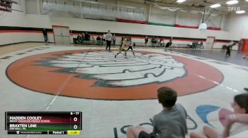 77 lbs Champ. Round 1 - Madden Cooley, Rocky Mountain Middle School vs Braxten Link, Greybull MS