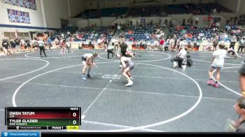 136 lbs Round 2 - Tyler Glazier, Dixie Hornets vs Owen Tatum, C2x