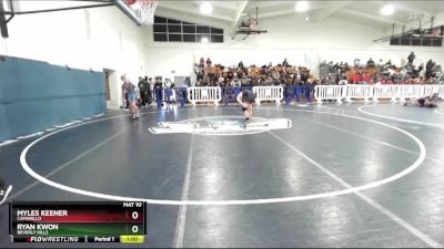 120 lbs Cons. Round 1 - Myles Keener, Camarillo vs Ryan Kwon, Beverly Hills