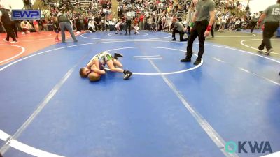 61 lbs Consolation - Phoenix Wright, Caney Valley Wrestling vs Elijah Matlock, Sallisaw Takedown Club