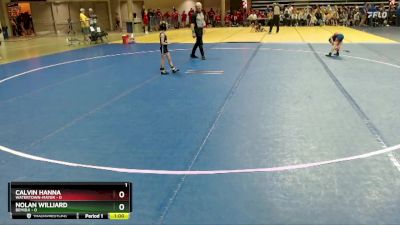 45 lbs Placement (4 Team) - Calvin Hanna, Watertown-Mayer vs Nolan Williard, Bemidji