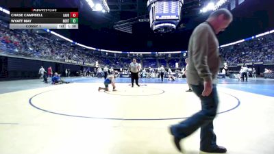 135 lbs Consy 1 - Wyatt May, Northwest Area vs Chase Campbell, Laurel