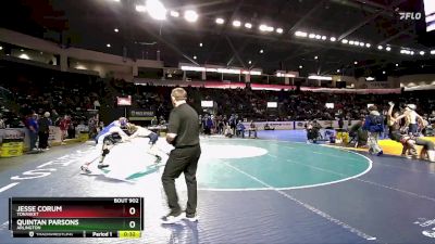 106 lbs Cons. Round 4 - Jesse Corum, Tonasket vs Quintan Parsons, Arlington