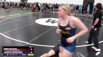 164 lbs Rr1 - Carrissa Heitstuman, Soldotna Whalers Wrestling Club vs Kiann Williams, Interior Grappling Academy