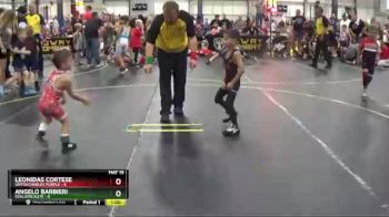 41 lbs Round 4 (6 Team) - Leonidas Cortese, Untouchables Purple vs Angelo Barbieri, Stallers Elite