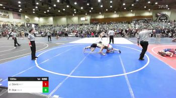 132 lbs Rr Rnd 1 - Jaden Davis, No Team vs Patrick Dye, Gold Rush Wrestling