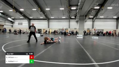 105 lbs Rr Rnd 3 - Gunnar Wilson, Salem Elite Mat Club vs Levi Halbert, MWC Wrestling Academy