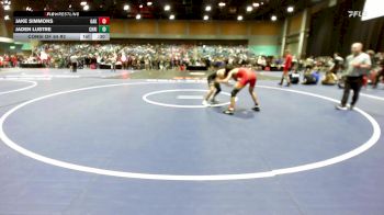 132 lbs Consi Of 64 #2 - Jake Simmons, Oakdale vs Jaden Lustre, Christopher
