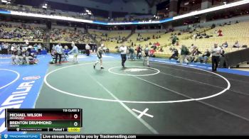 113 Class 3 lbs Cons. Round 1 - Michael Wilson, Grandview vs Brenton Drummond, DeSoto