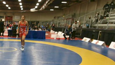 57kg Quarterfinal - Gurleen Dhillon, Canadian Mal Wrestling vs Istiana Godbout, Crank Wrestling