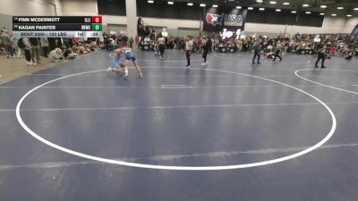 120 lbs Cons. Semis - Kagan Painter, Bad Karma Wrestling Club vs Finn McDermott, Illinois