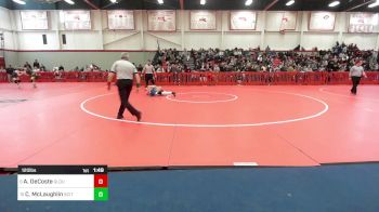 120 lbs Semifinal - Aiden DeCoste, Gloucester vs Connor McLaughlin, Scituate