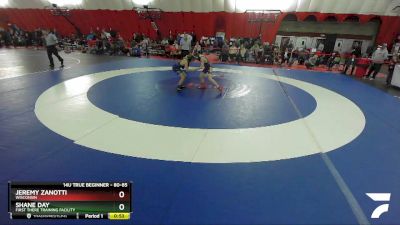 80-85 lbs Round 2 - Jeremy Zanotti, Wisconsin vs Shane Day, First There Training Facility