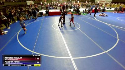 86 lbs Round 1 - Antonio Aguilar, Red Wave Wrestling vs Maddox Jones, Team Puma Wrestling Club