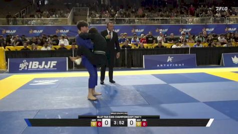 Matheus Maciel R. P. De Castro vs James Neil Cambronne 2026 Pan Kids Jiu-Jitsu IBJJF Championship