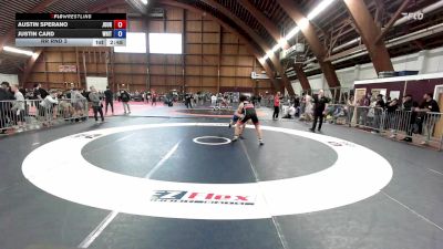 190B lbs Rr Rnd 3 - Austin Sperano, Journeymen vs Justin Card, Whitney Point Wc