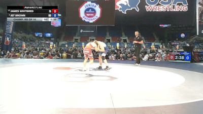 157 lbs Champ. Rd Of 16 - James Whitbred, Pennsylvania vs Jet Brown, Missouri