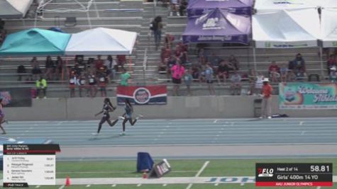 2026 AAU Junior Olympic Games - Youth Girls' 400m, Semi-Finals 3 - Age 14
