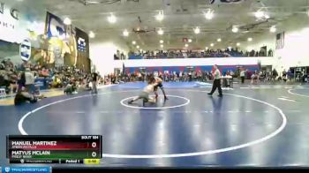 195 lbs Cons. Round 2 - Matyus McLain, Priest River vs Manuel Martinez, American Falls