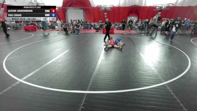 88 lbs Cons. Sub-semis - Jaxon Anderberg, Saint Peter Wrestling Club vs Tag Craig, HAWK
