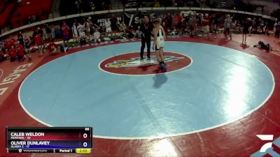 86 lbs Cross Bracket (8 Team) - Caleb Weldon, Montana vs Oliver Dunlavey, Alaska 2